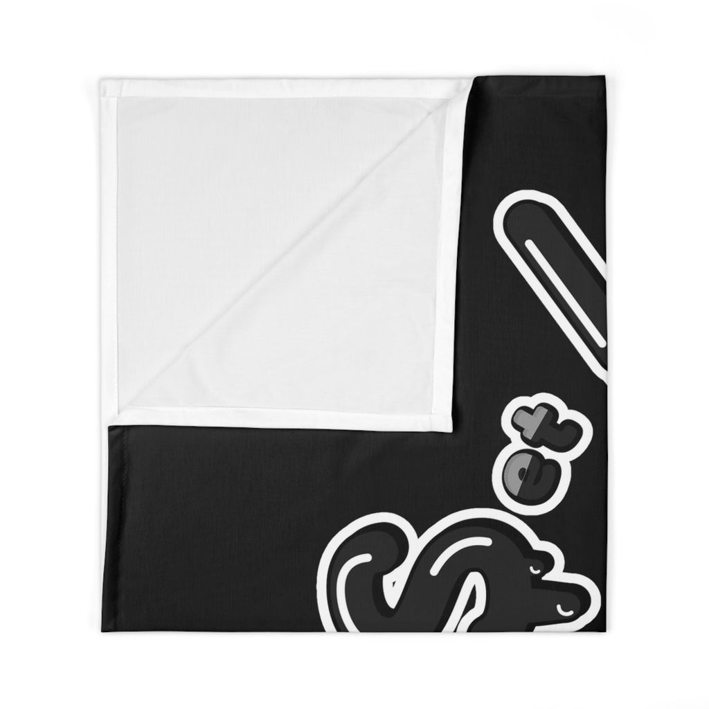 Black Slime Baby Swaddle Blanket