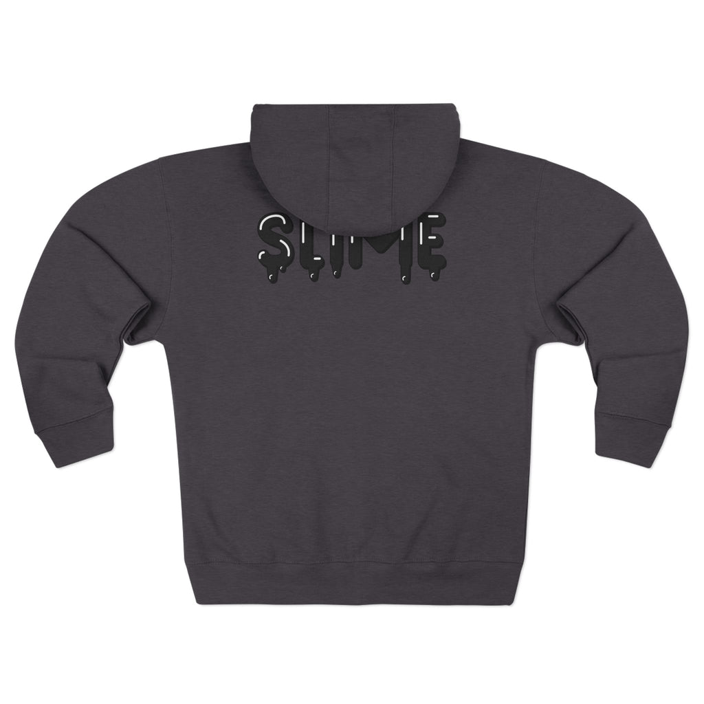 The Slime Shop Zip Hoodie — Heather / Black Slime In 5