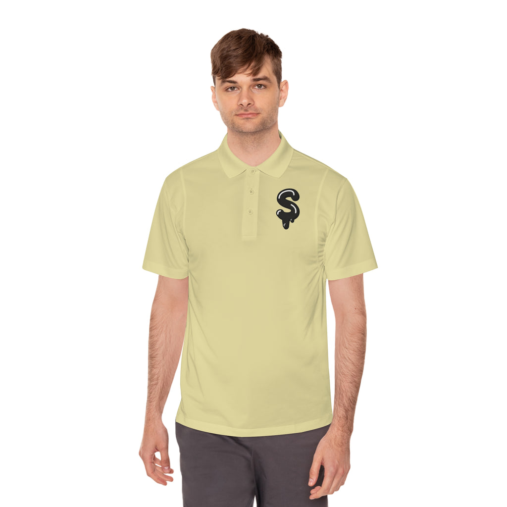 The Slime Shop Sport Polo — Lime Green / Black Slime Sircle