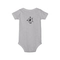 The Slime Shop Infant Jersey One Piece — Heather Grey / Black Slime Sircle