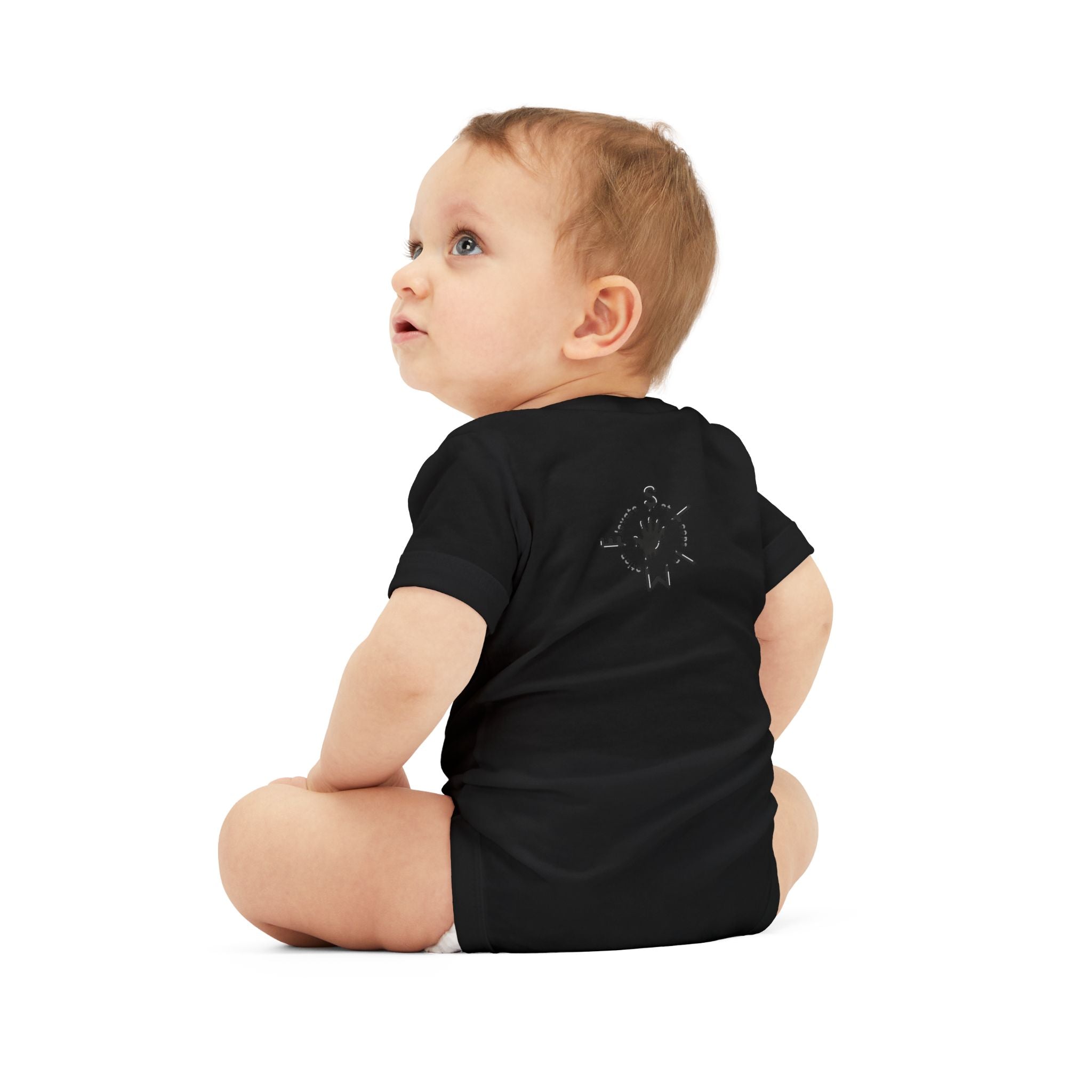 The Slime Shop Infant Jersey One Piece — Heather Grey / Black Slime Sircle