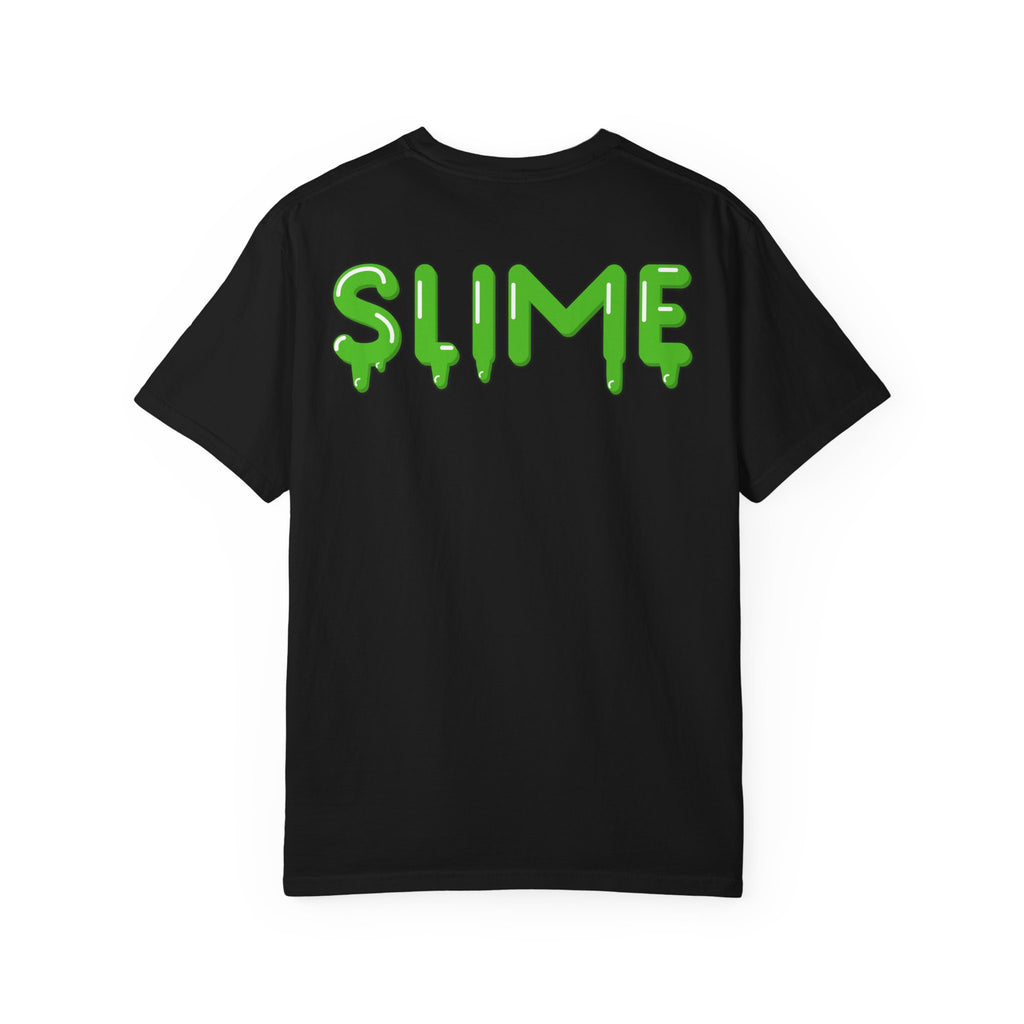 The Slime Shop Signature Tee — White / Green Slime In 5