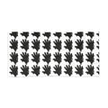The Slime Shop Beach Towel — White / Black Slime In 5