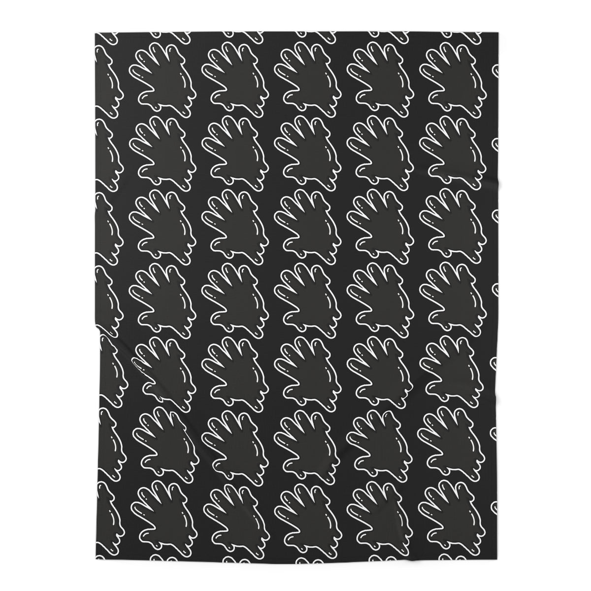 Black/Si5 Baby Swaddle Blanket