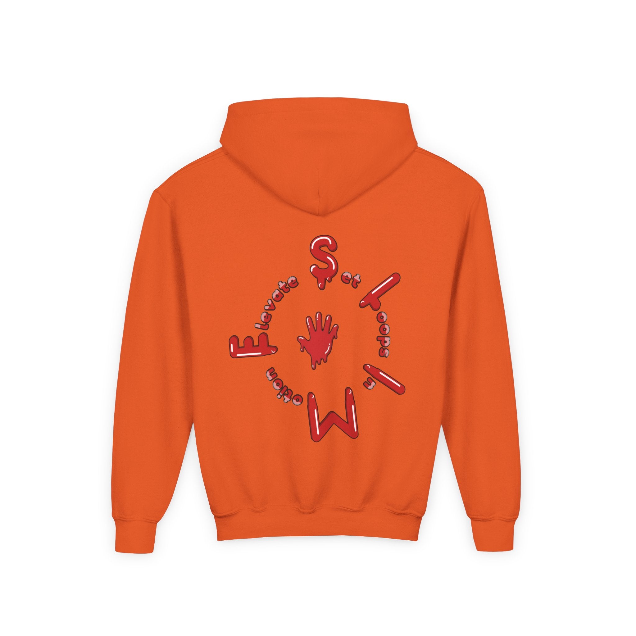 The Slime Shop Youth Hoodie — Green / Red Slime $