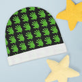 The Slime Shop Baby Beanie — Black / Green Slime In 5