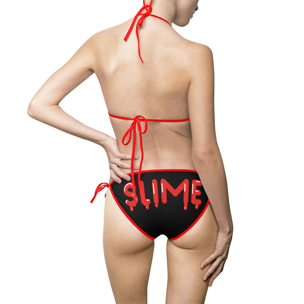 Women's Red/SlimemanGzzz Bikini Swimsuit