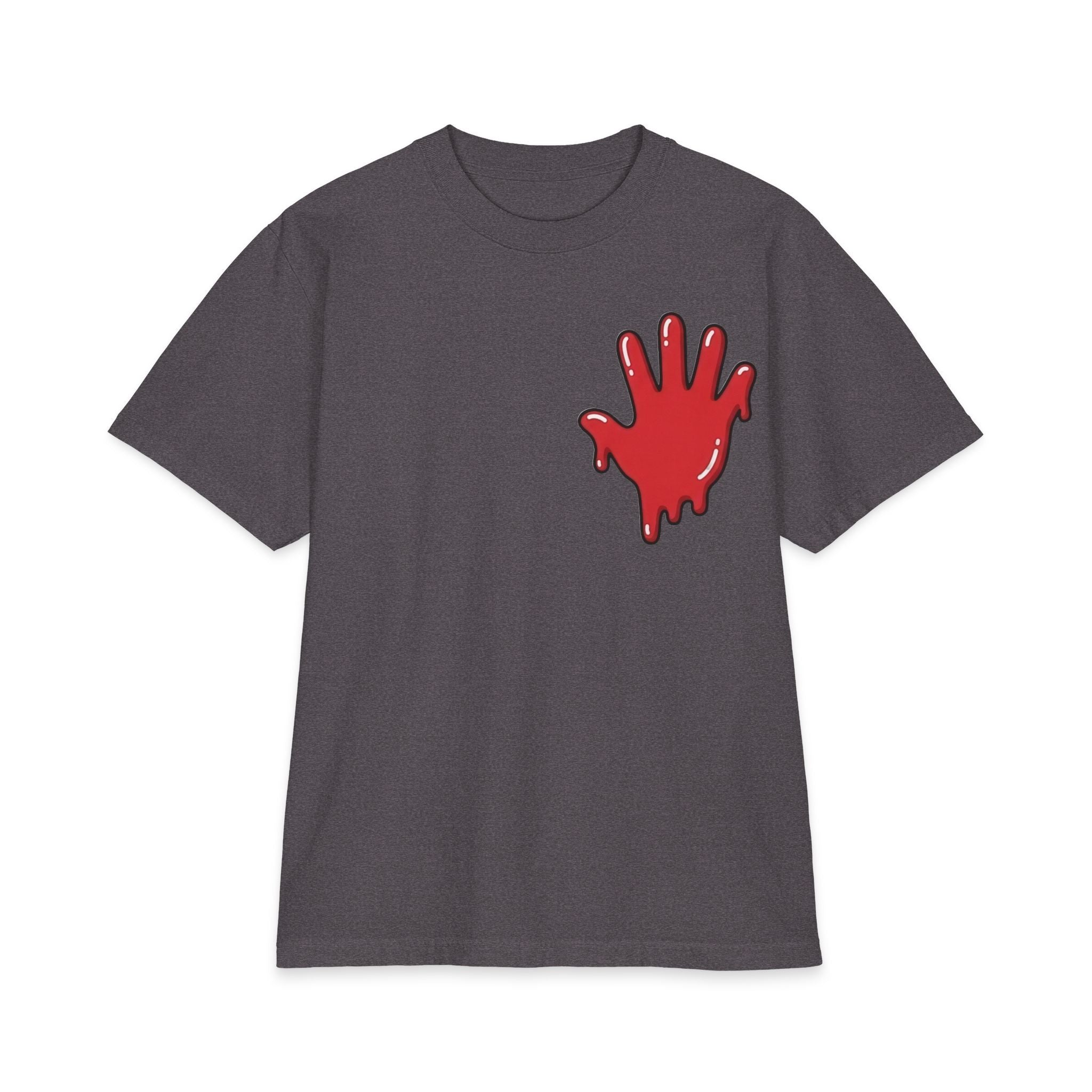 The Slime Shop Max Heavyweight Tee — White / Red Slime In 5