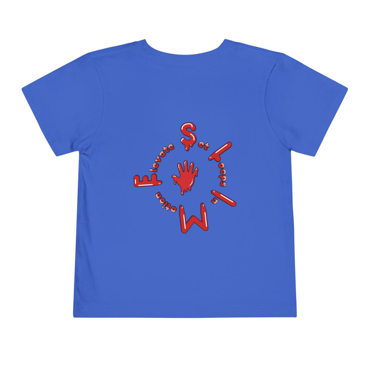 Toddler Red/Slime Short Sleeve Tee