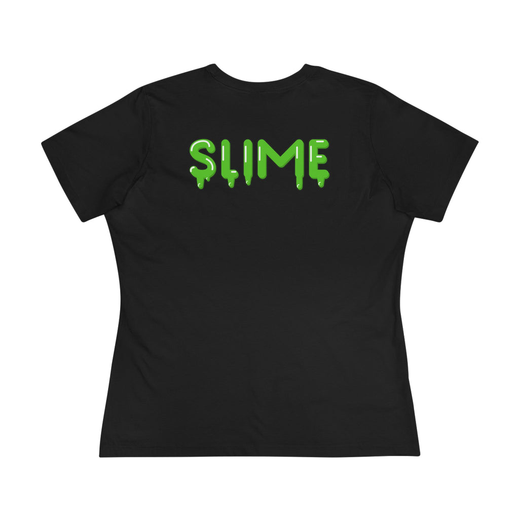 The Slime Shop Women's Tee — White / Green Slime In 5
