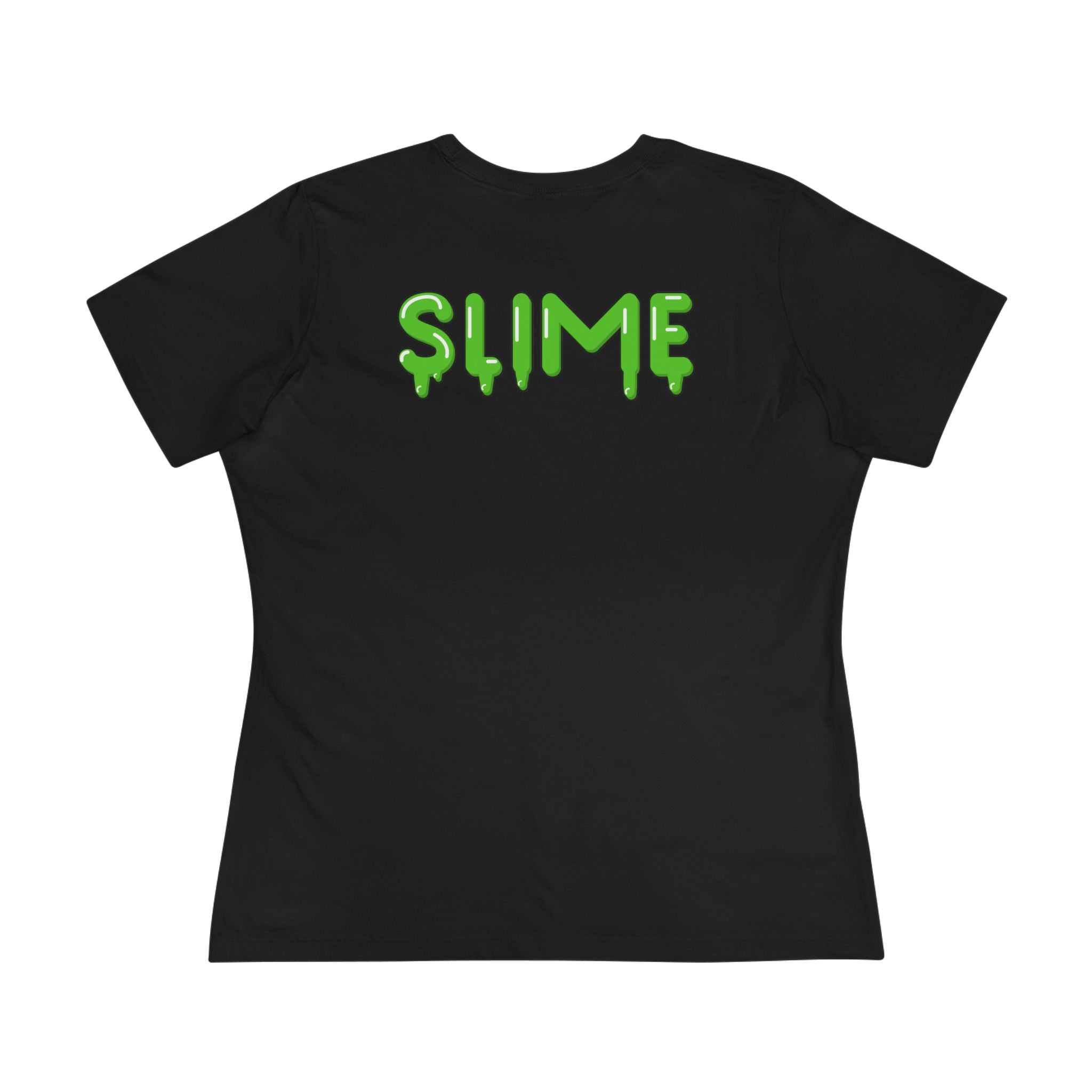 The Slime Shop Women's Tee — White / Green Slime In 5