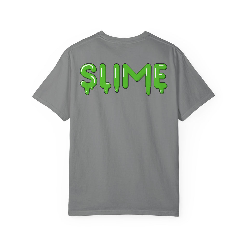 The Slime Shop Signature Tee — White / Green Slime In 5