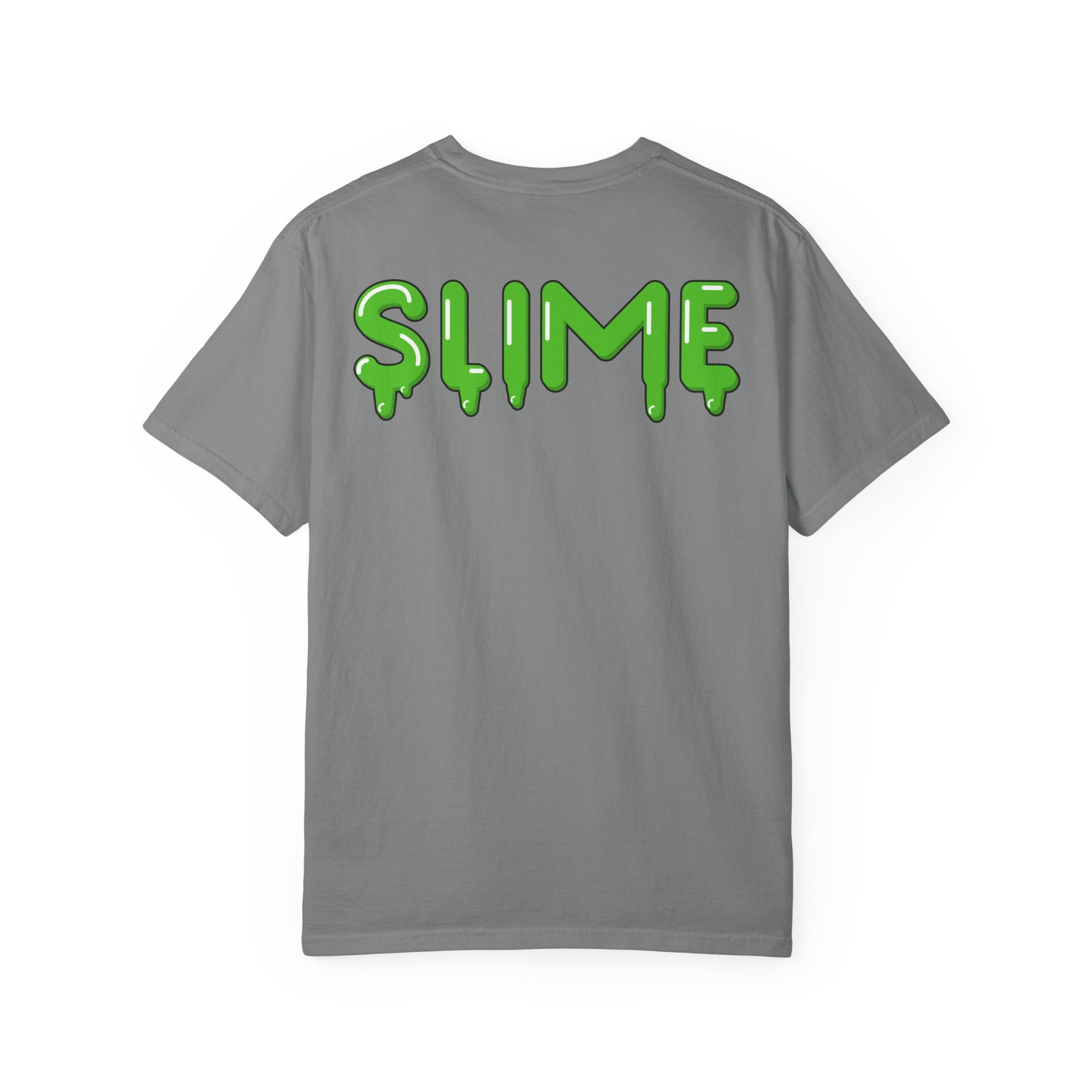 The Slime Shop Signature Tee — White / Green Slime In 5