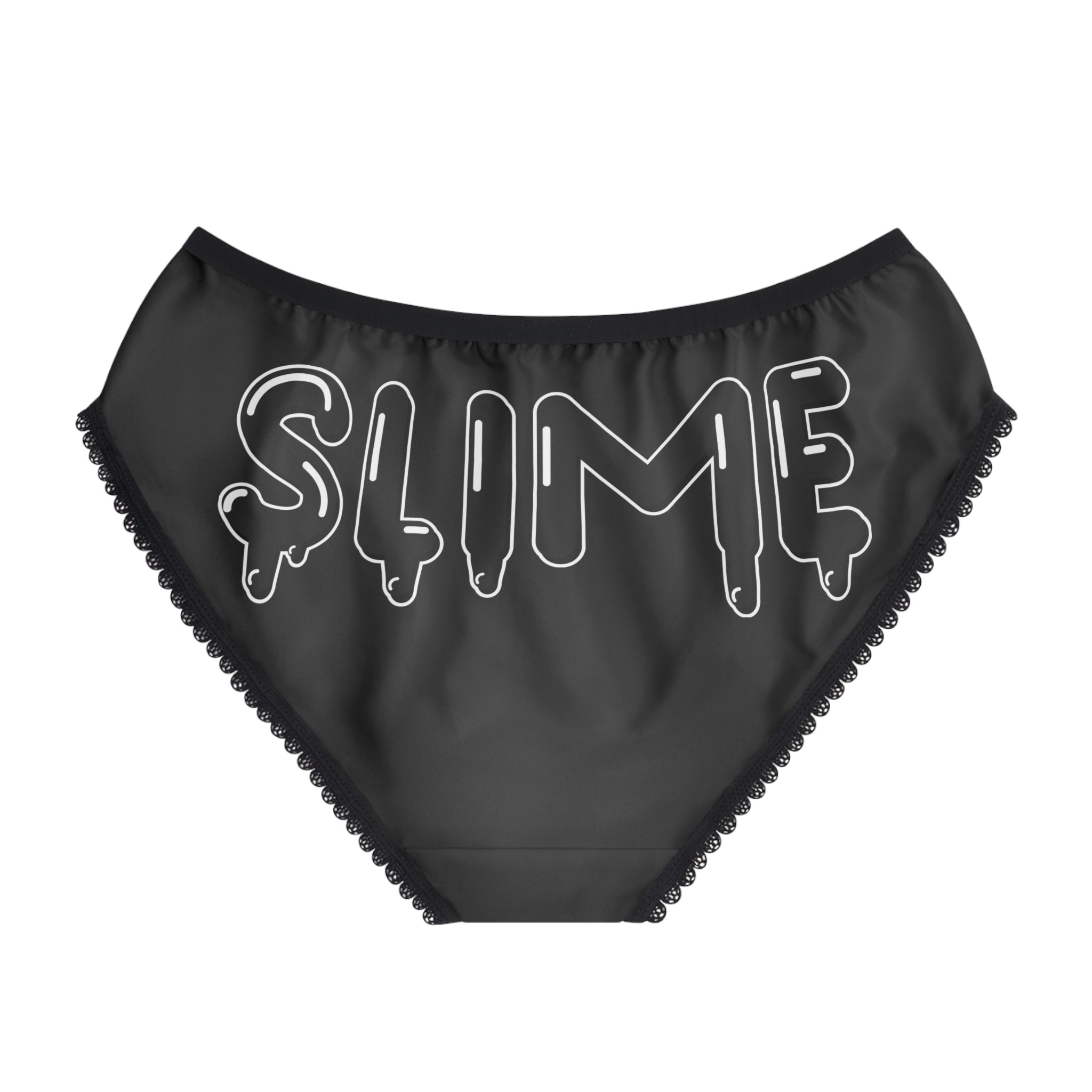Women's Black Slime In 5 Briefs