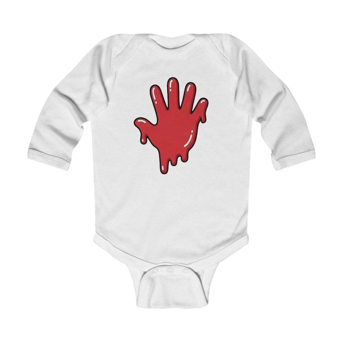 Red Slime In 5 Infant Long Sleeve Bodysuit