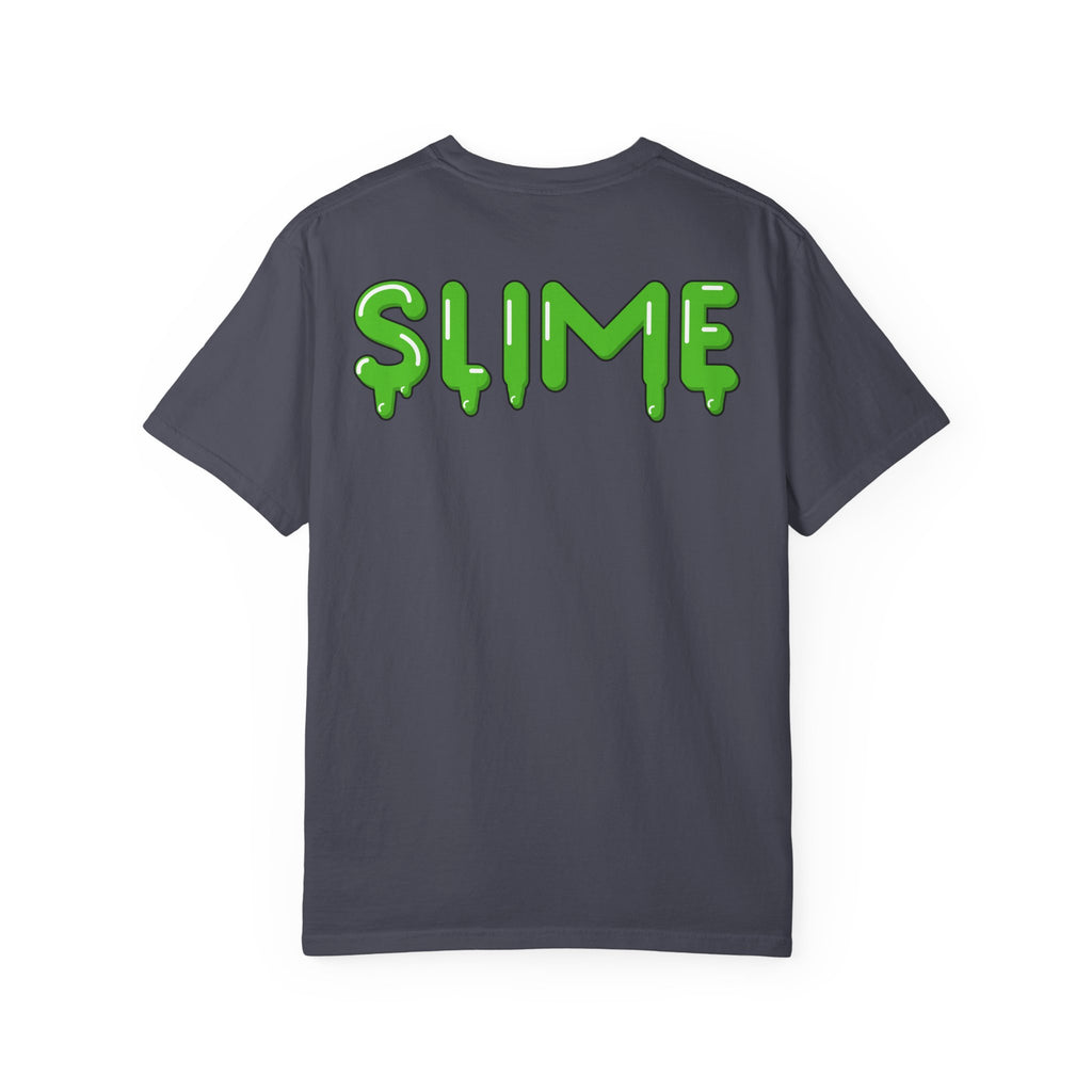 The Slime Shop Signature Tee — White / Green Slime In 5