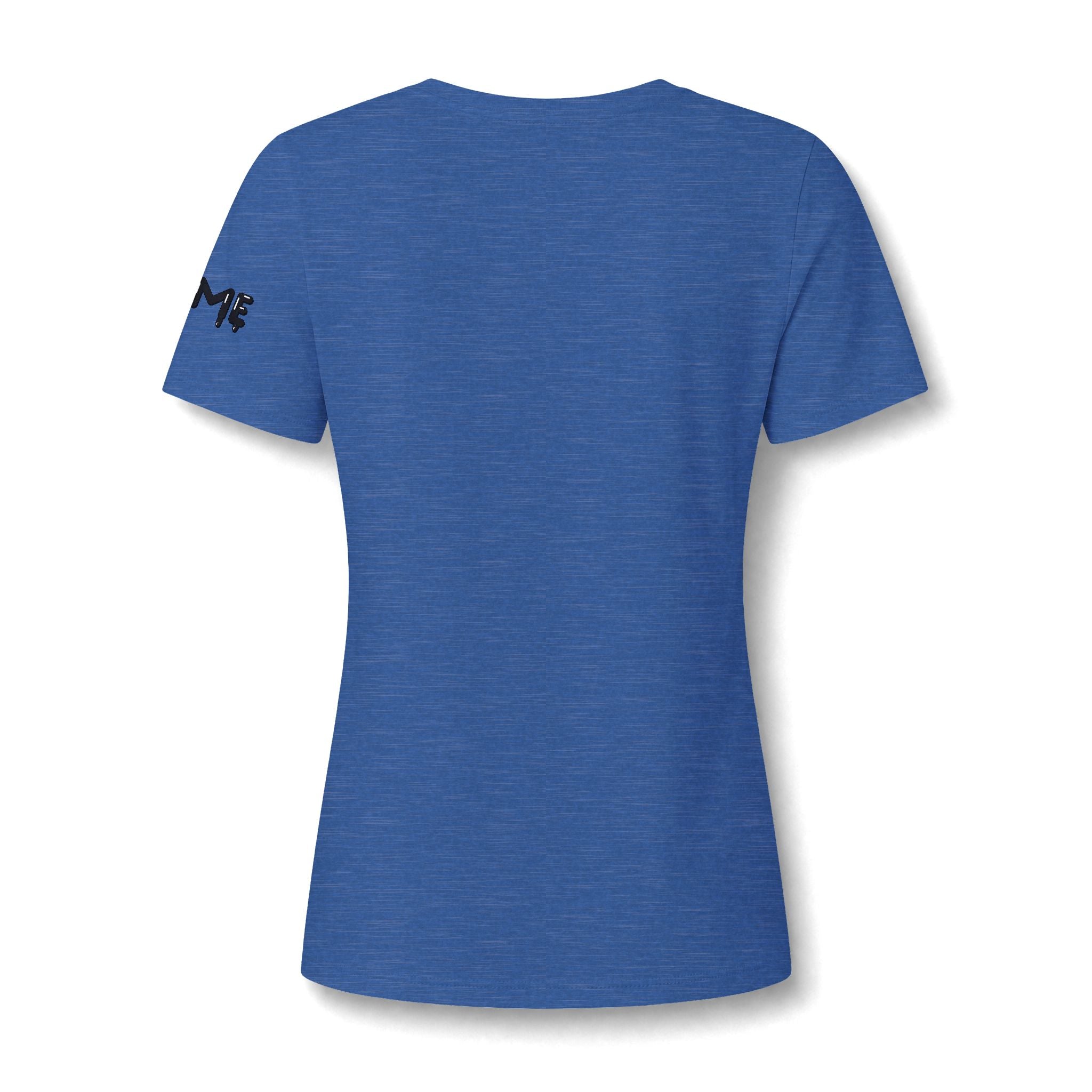 The Slime Shop Women's V-Neck Tee — White / Black Slime $