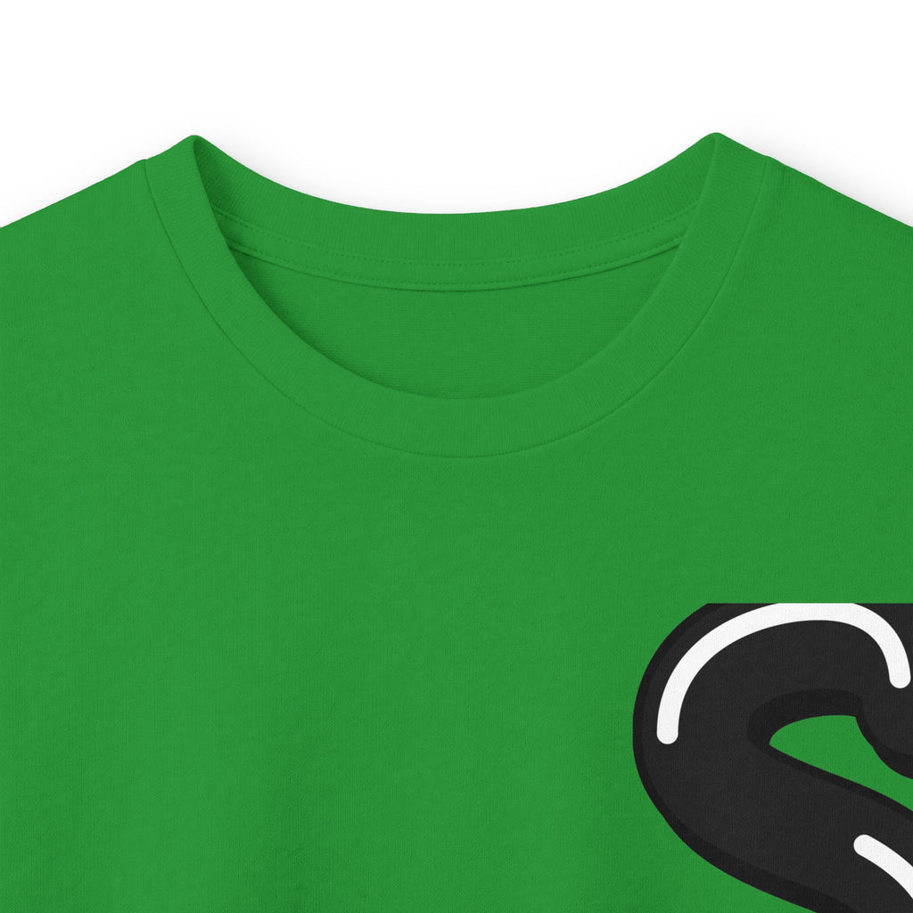The Slime Shop Ultra Cotton Long-Sleeve — White / Black Slime $