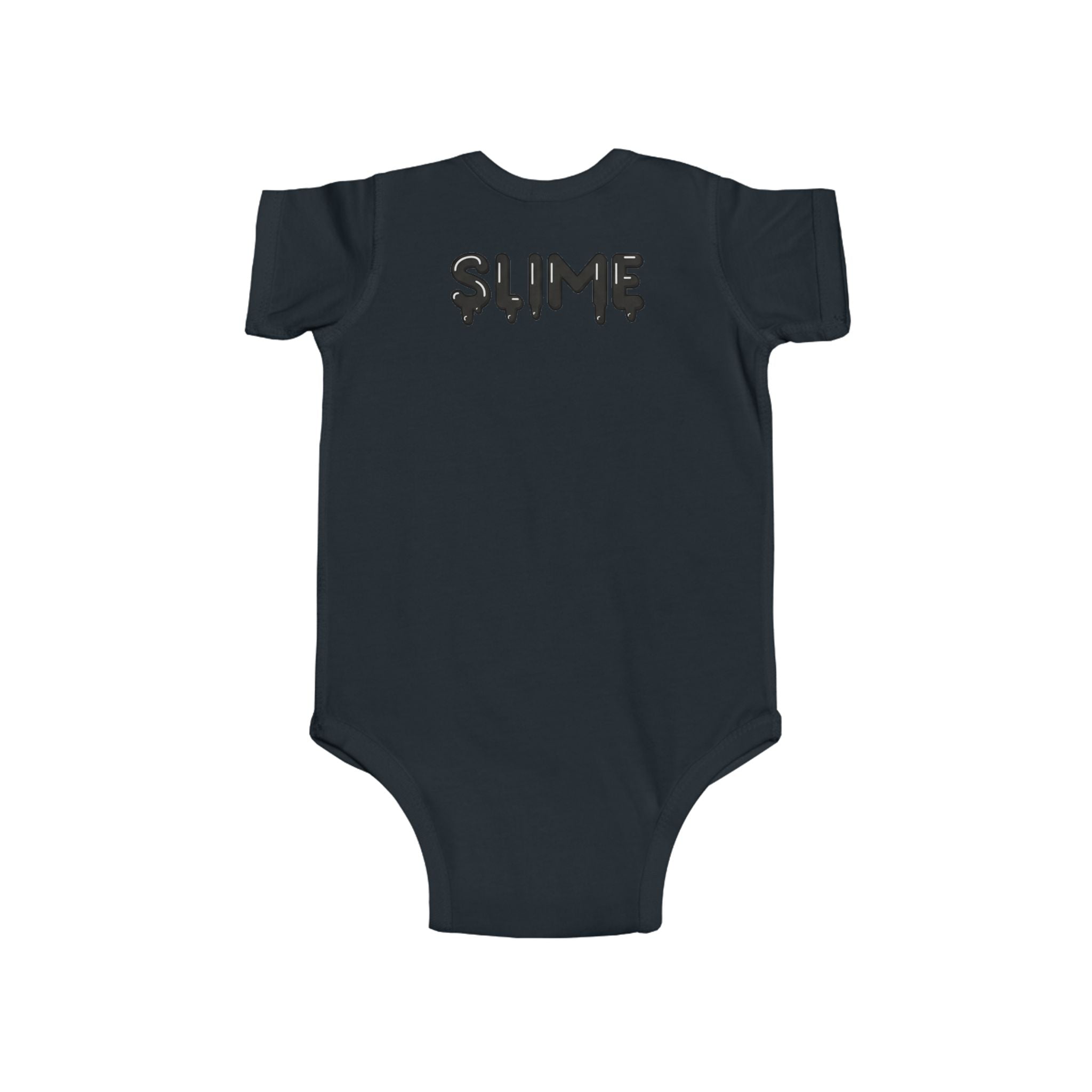 The Slime Shop Infant Fine Jersey Bodysuit — Royal Blue / Black Slime In 5
