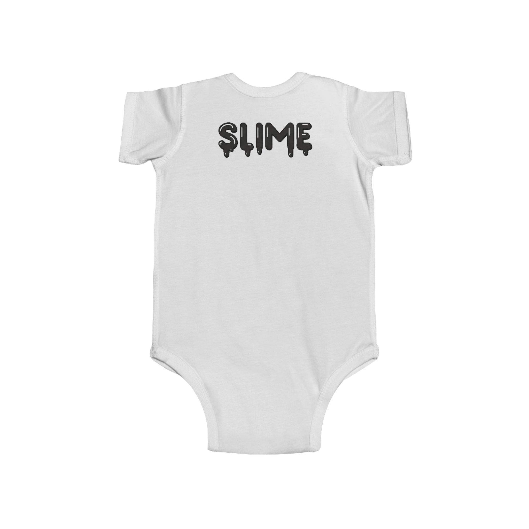 The Slime Shop Infant Fine Jersey Bodysuit — Royal Blue / Black Slime In 5