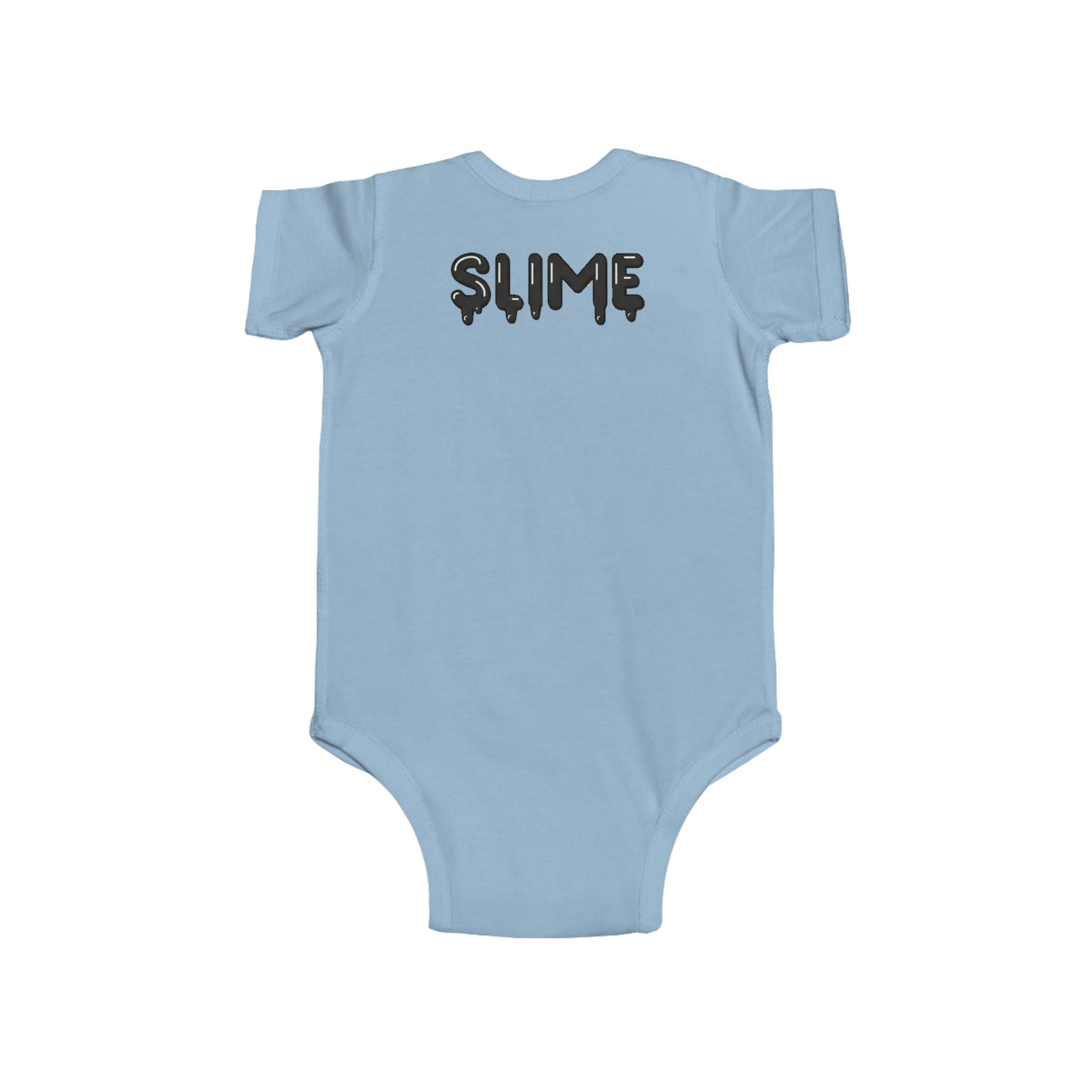 The Slime Shop Infant Fine Jersey Bodysuit — Royal Blue / Black Slime In 5