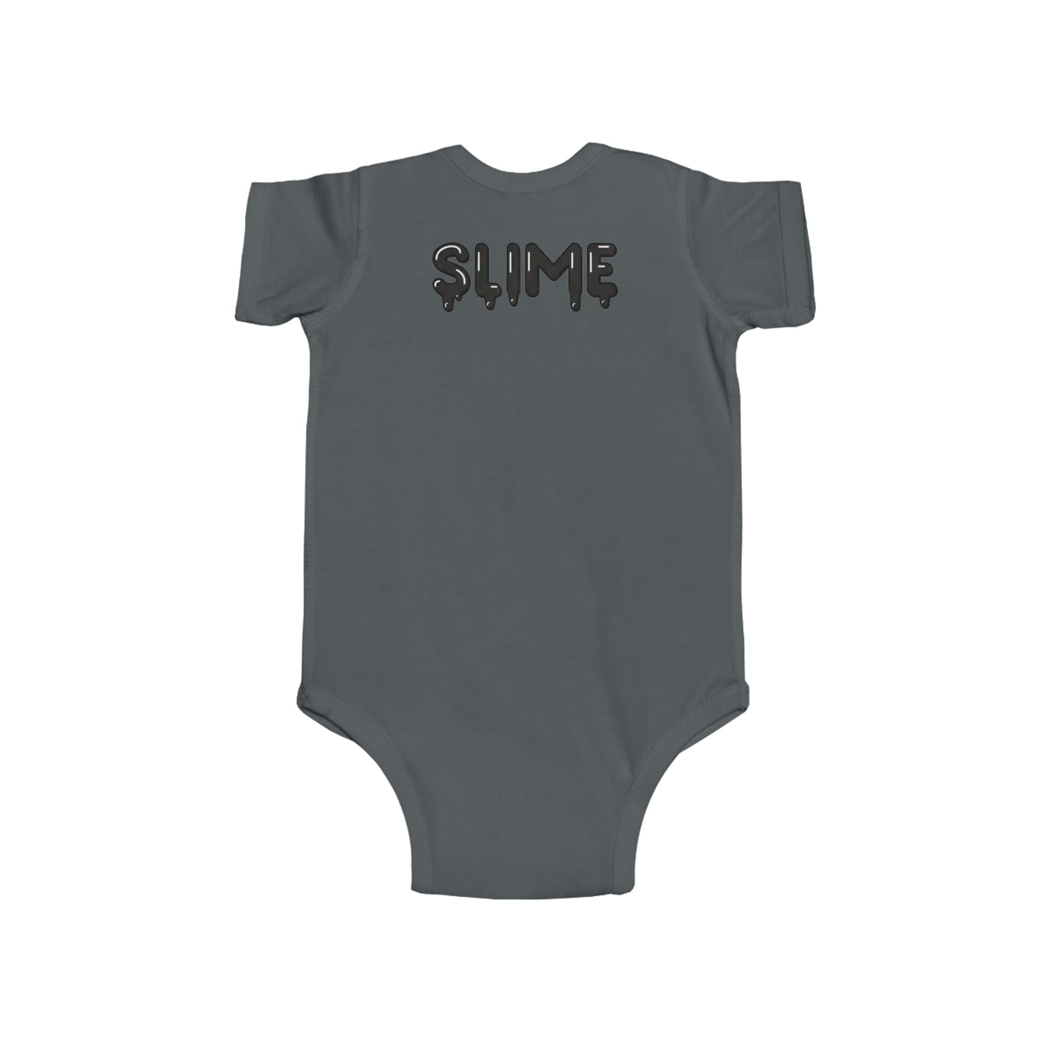 The Slime Shop Infant Fine Jersey Bodysuit — Royal Blue / Black Slime In 5