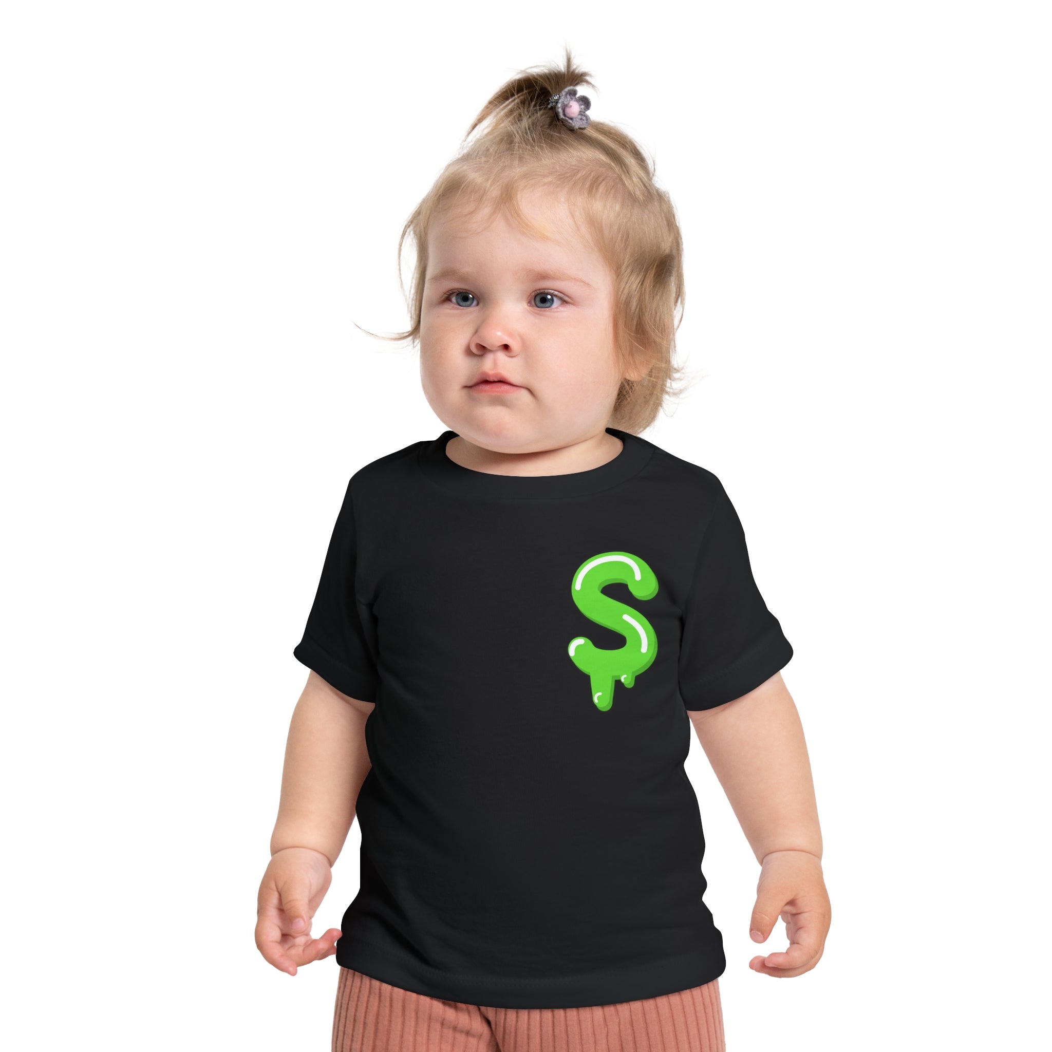 The Slime Shop Baby Tee — Royal Blue / Green Slime Sircle