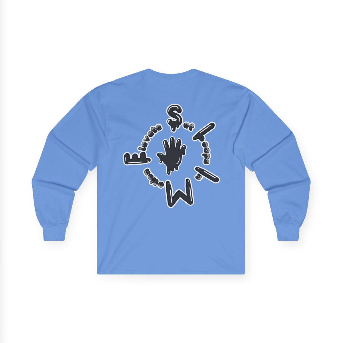 The Slime Shop Black Slime Sircle  Unisex Ultra Cotton Long Sleeve Tee