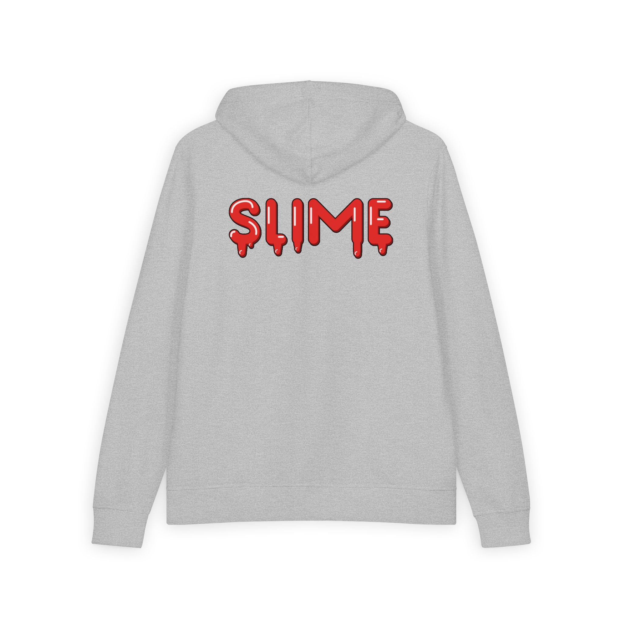 The Slime Shop Full-Zip Hoodie — Black / Red Slime $