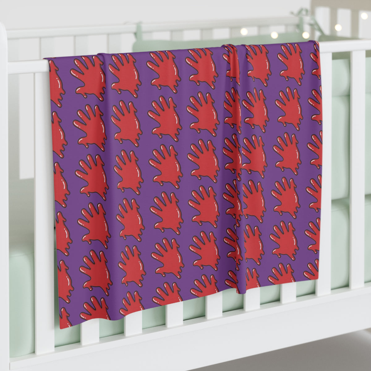 Purple/Red Si5 Baby Swaddle Blanket
