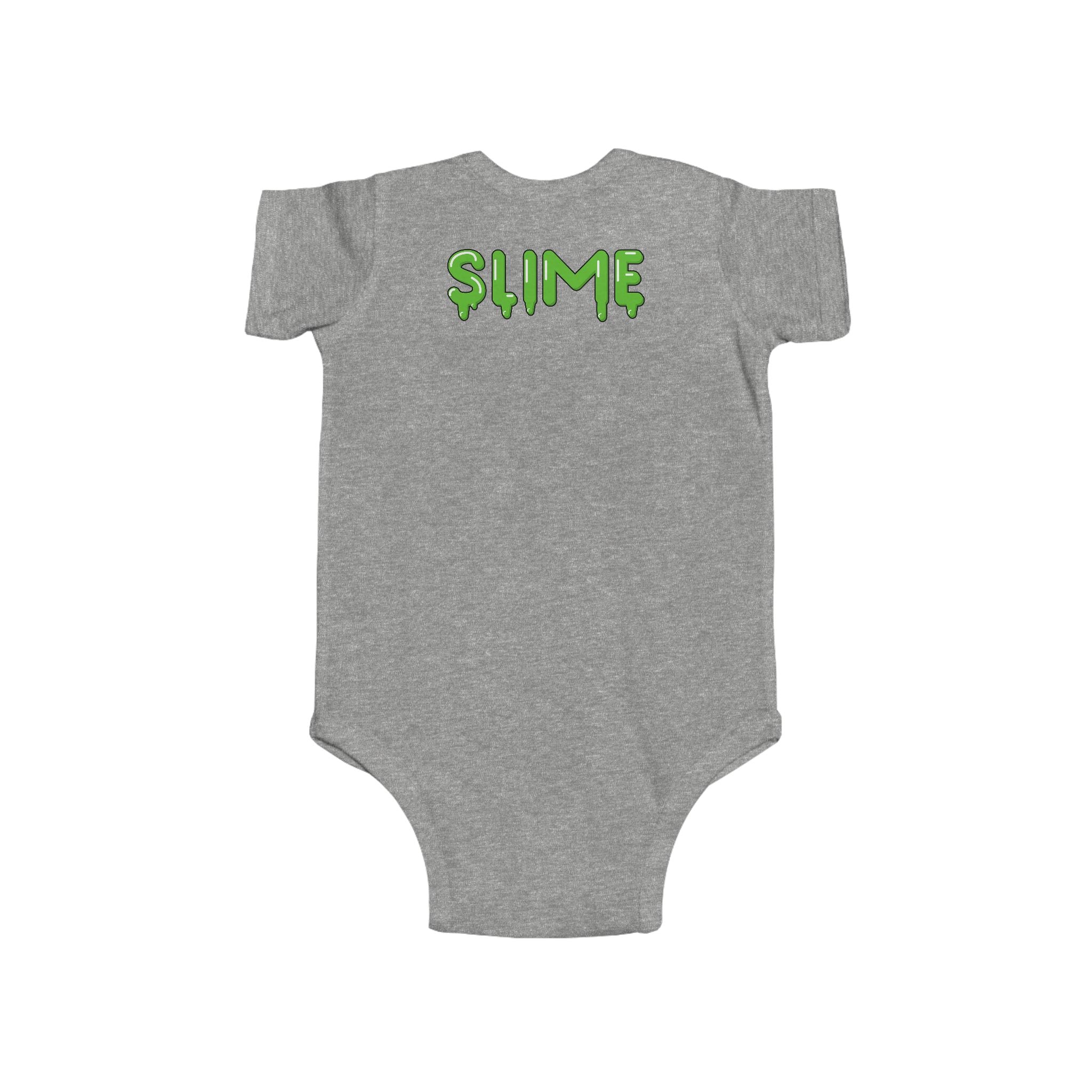 The Slime Shop Infant Fine Jersey Bodysuit — Royal Blue / Green Slime In 5