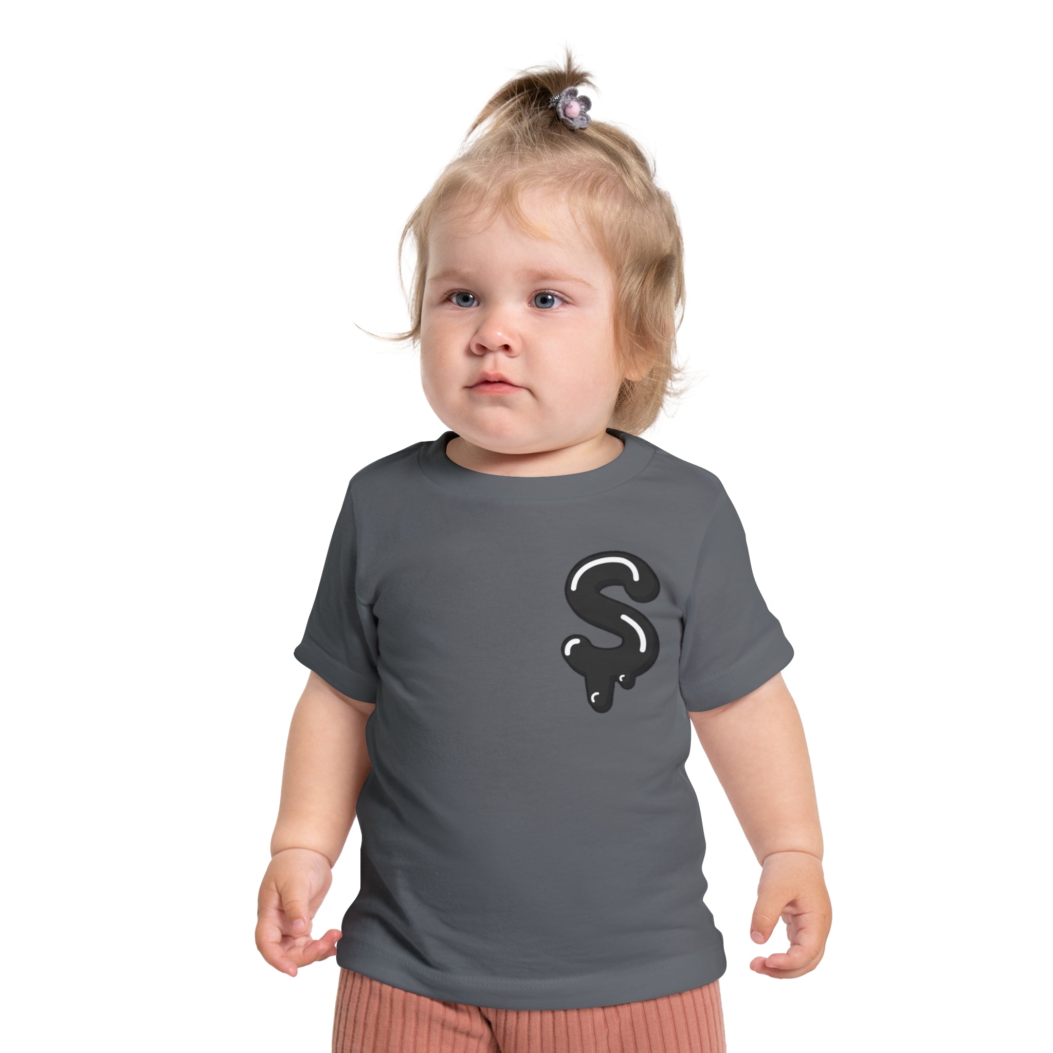 The Slime Shop Baby Tee — Yellow / Black Slime Sircle