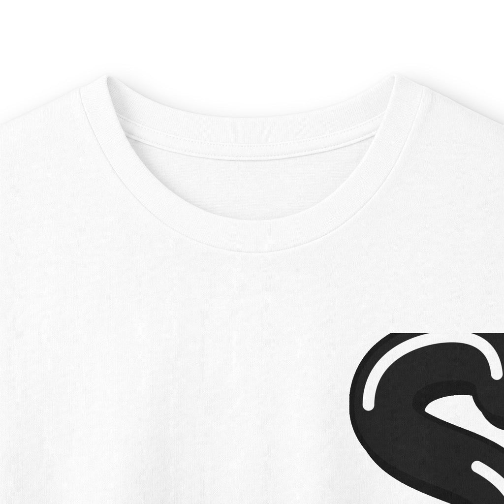 The Slime Shop Ultra Cotton Long-Sleeve — White / Black Slime $