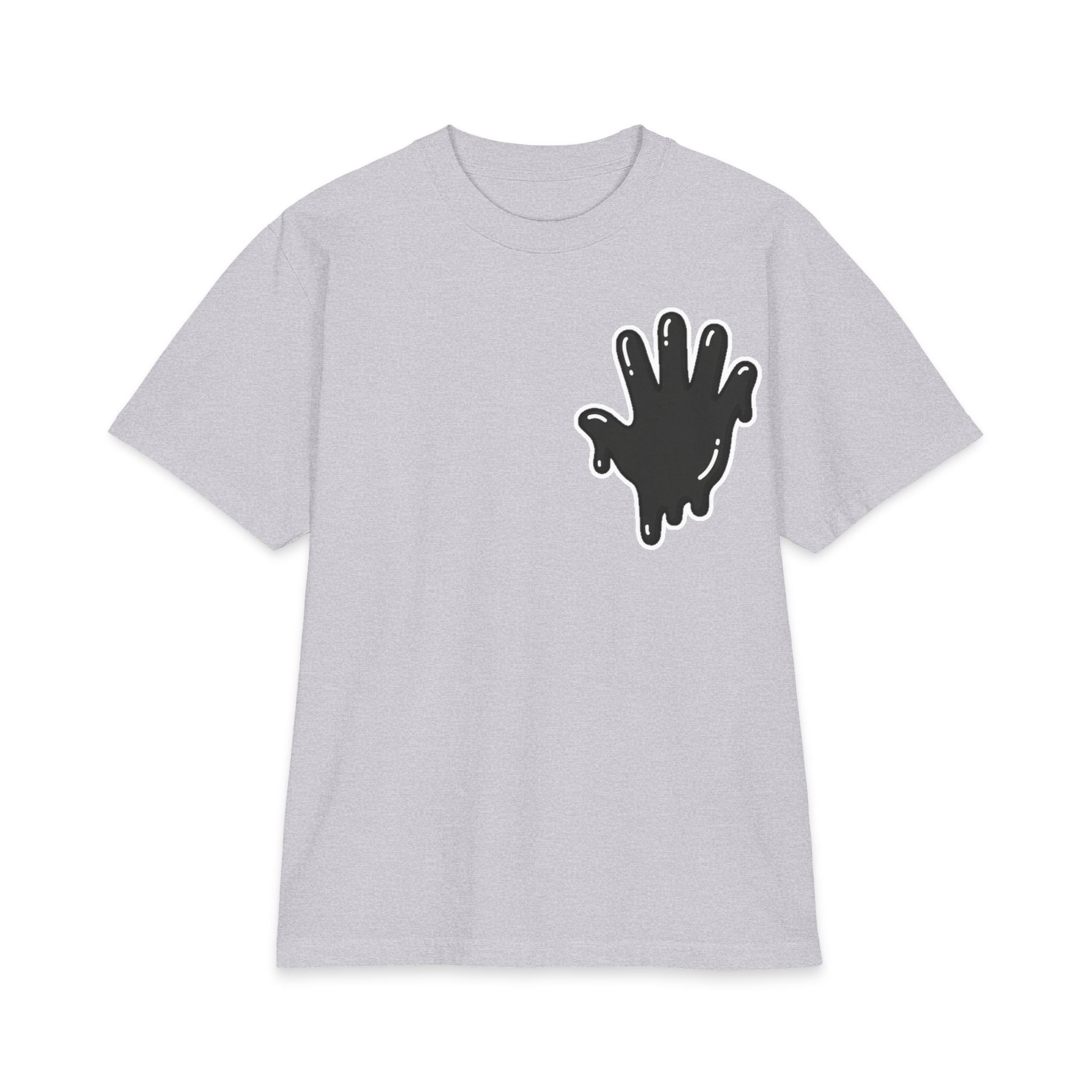 The Slime Shop Max Heavyweight Tee — White / Black SLIME