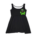 The Slime Shop Women's Skater Dress — Black / Green Slimeman Gzzz