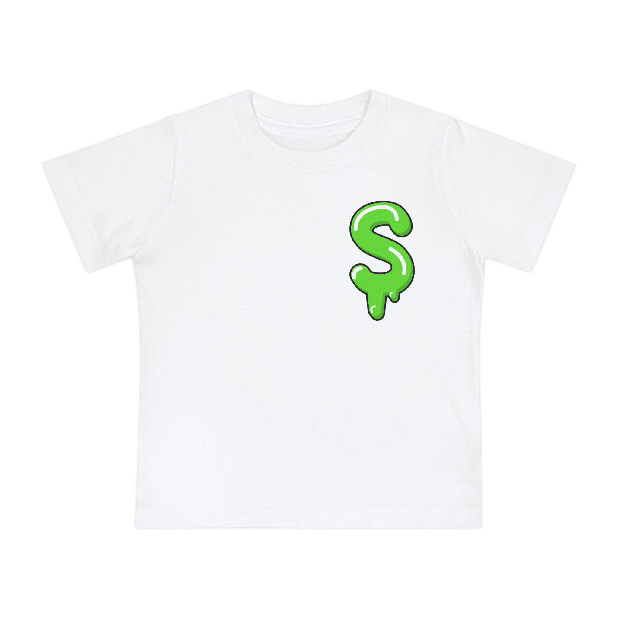 The Slime Shop Baby Tee — Royal Blue / Green Slime Sircle