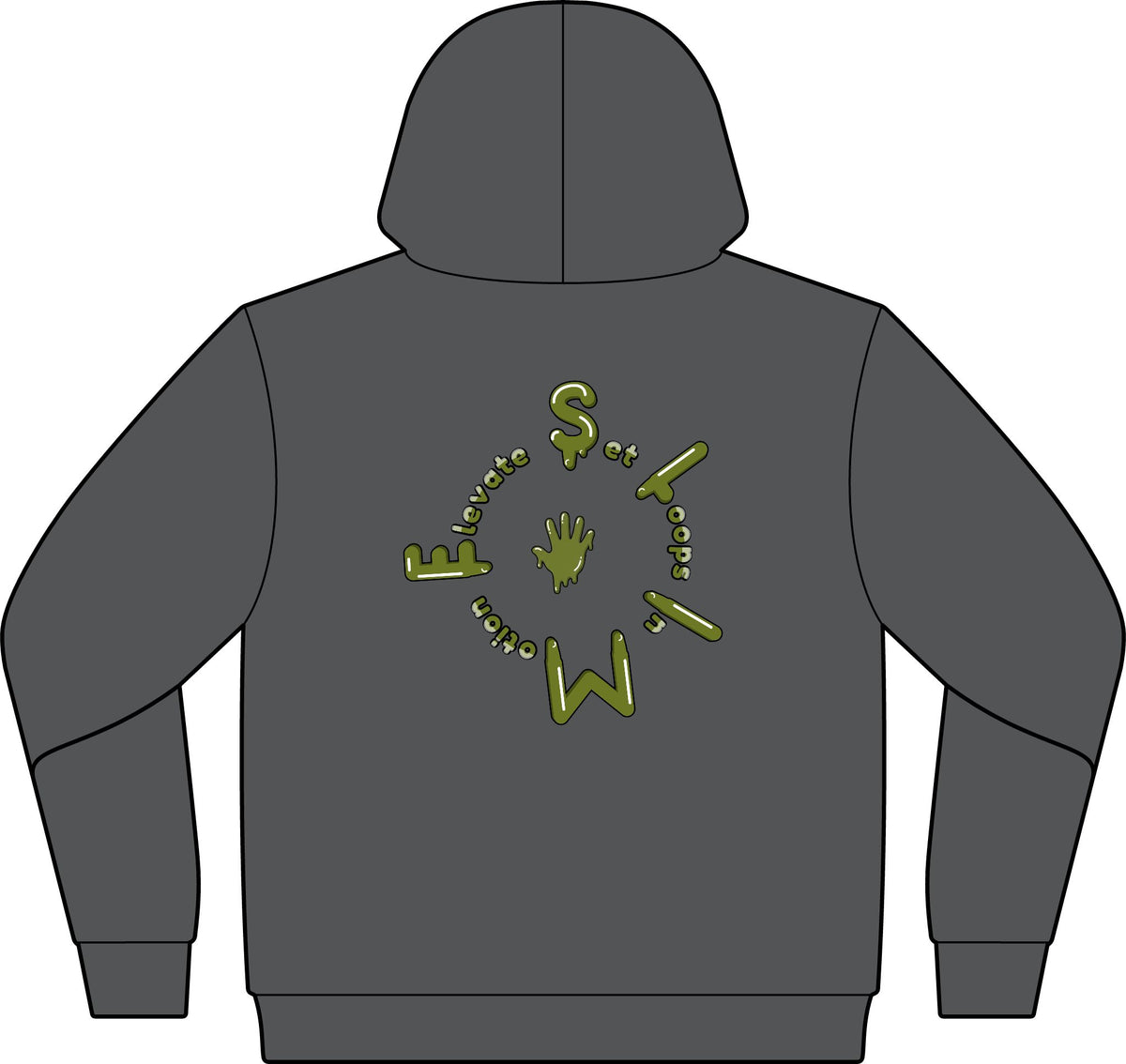 AS Slime $ Unisex ReFlex Fleece Hoodie Sweatshirt