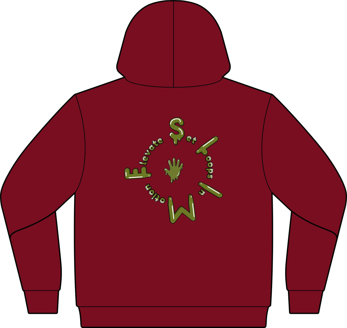 AS Slime $ Unisex ReFlex Fleece Hoodie Sweatshirt