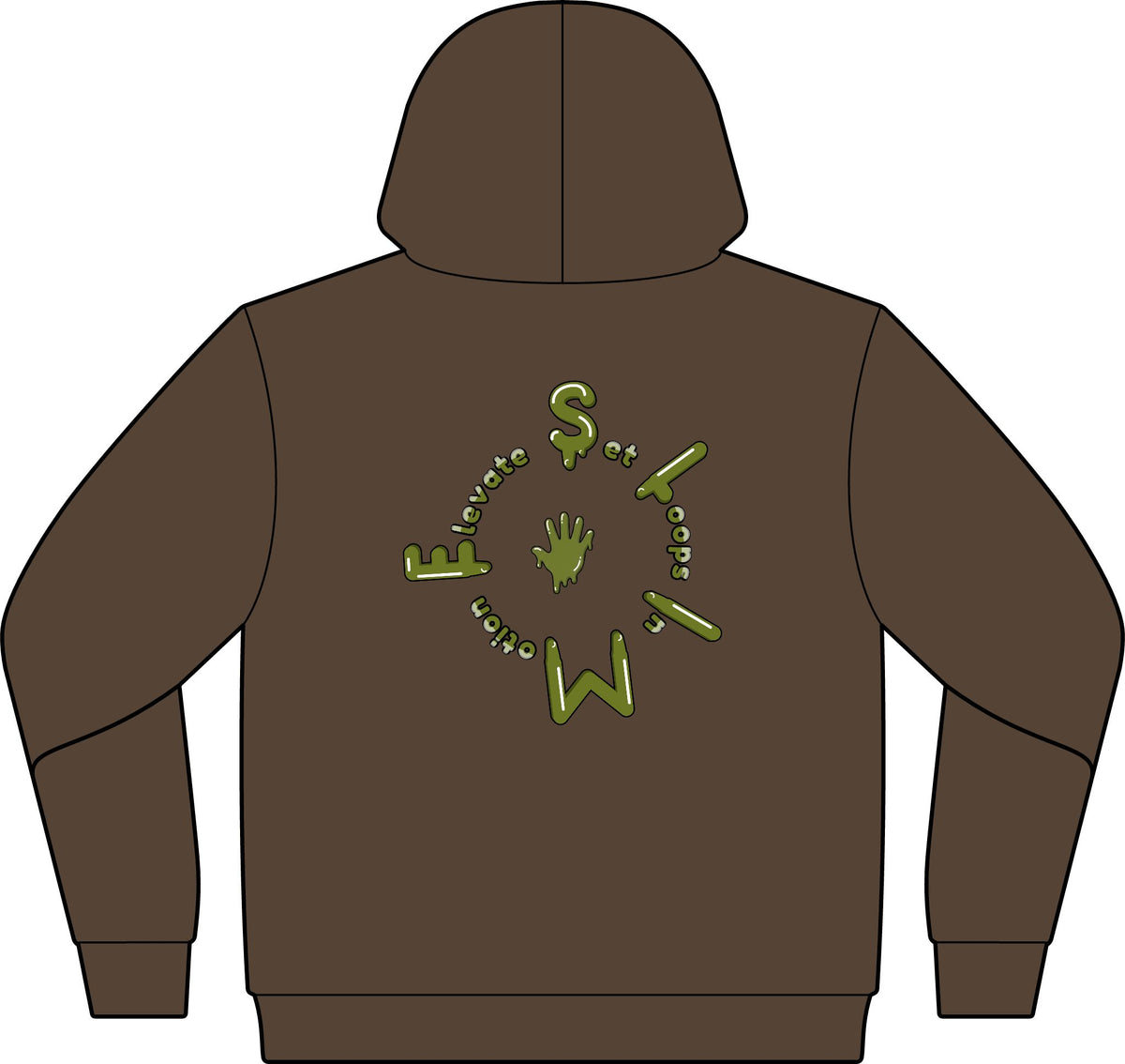 AS Slime $ Unisex ReFlex Fleece Hoodie Sweatshirt