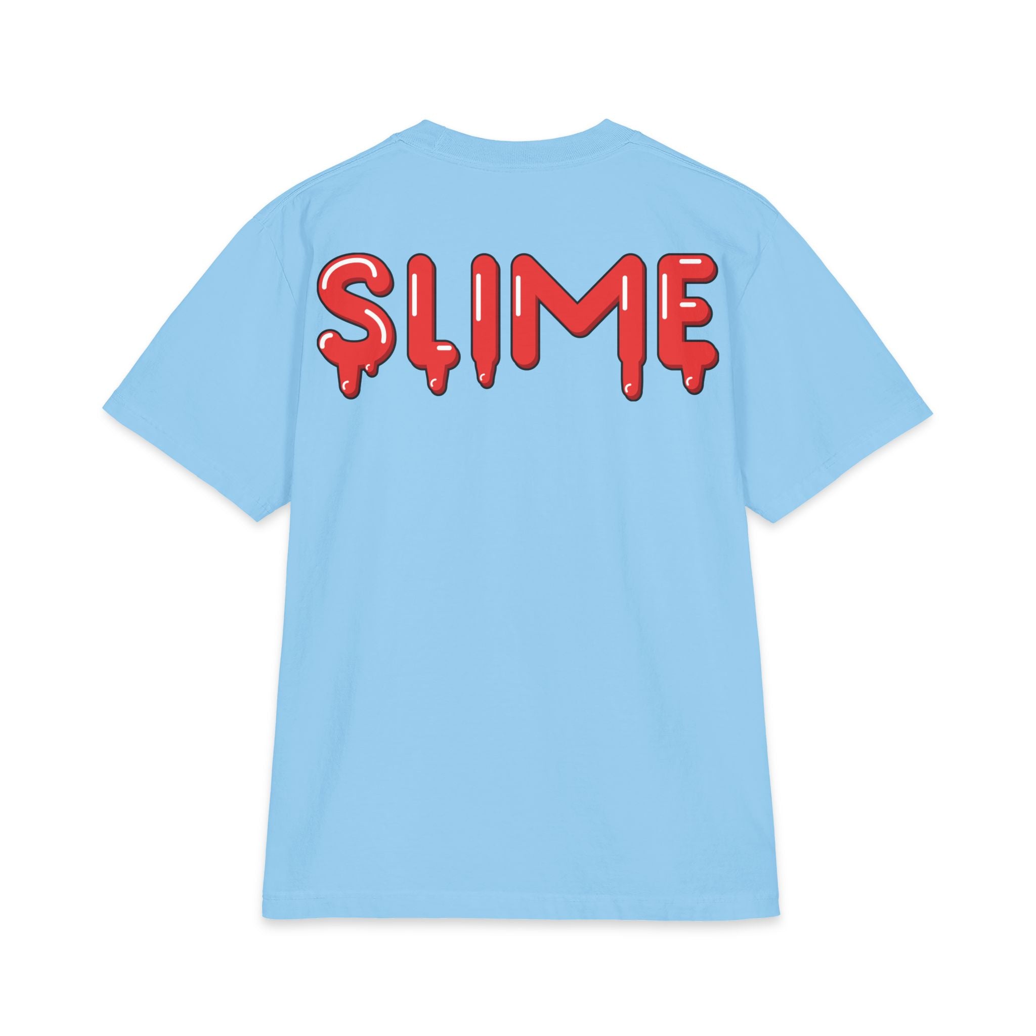 The Slime Shop Max Heavyweight Tee — White / Red Slime In 5