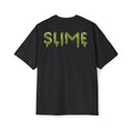 The Slime Shop Men's Oversized Tee — White / Olive SLIME