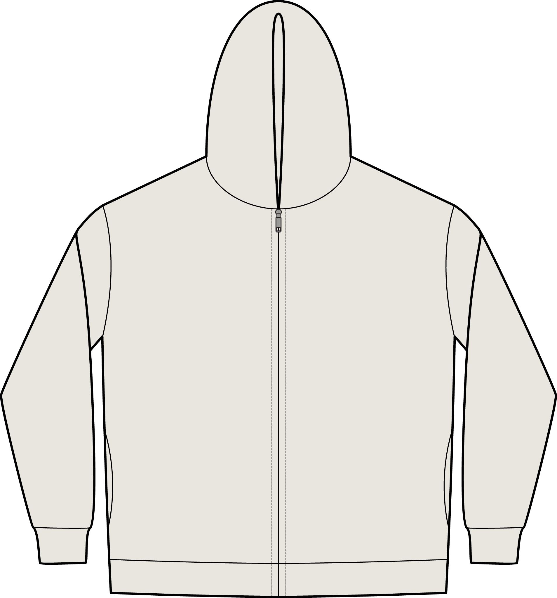 The Slime Shop Lightweight Full-Zip Hoodie