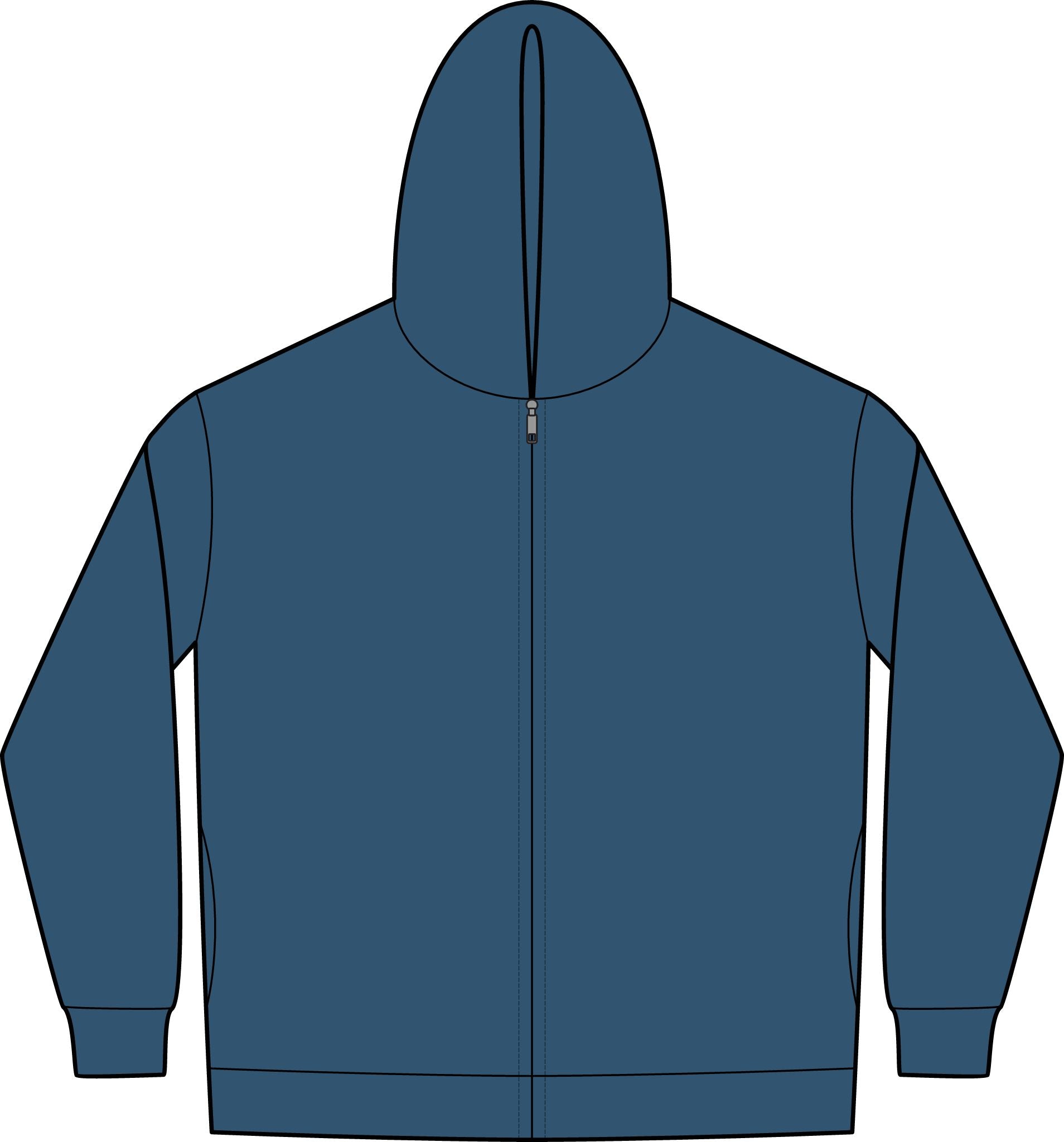 The Slime Shop Lightweight Full-Zip Hoodie