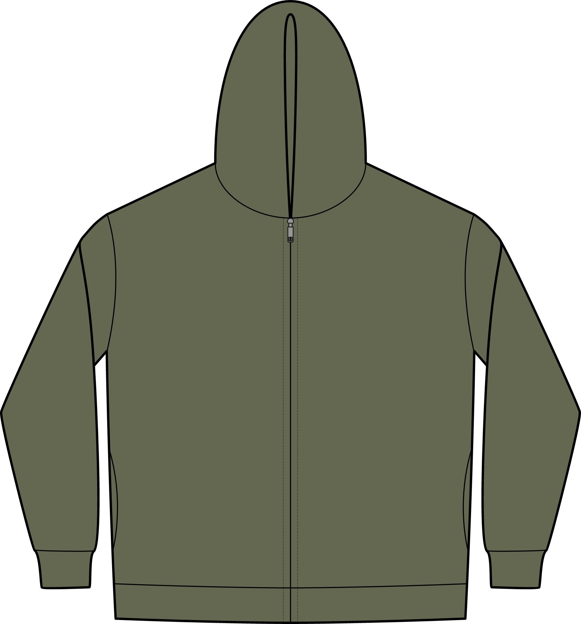 The Slime Shop Lightweight Full-Zip Hoodie