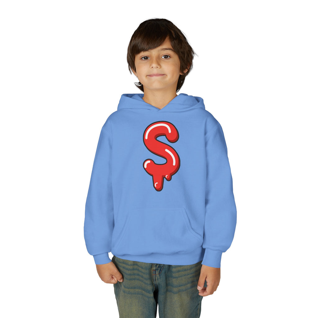 Red Slime Sircle Youth Heavy Blend Hooded Sweatshirt