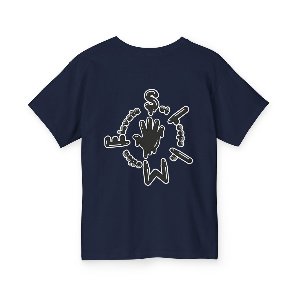 Youth Black/Slime Ultra Cotton Tee