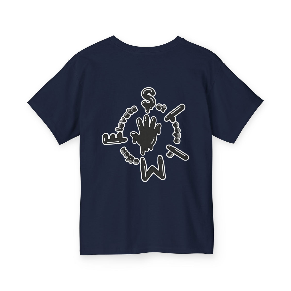 Youth Black/Slime Ultra Cotton Tee
