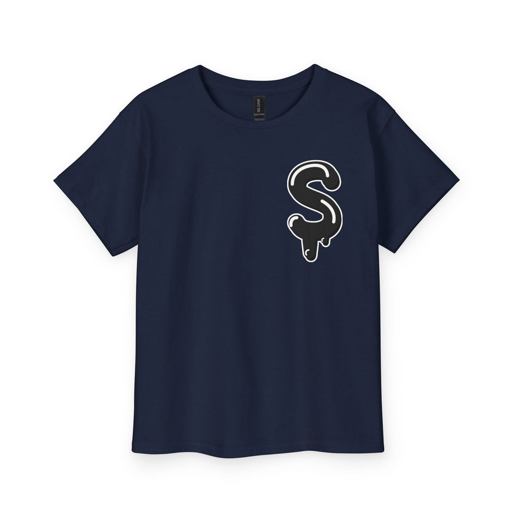 Youth Black/Slime Ultra Cotton Tee