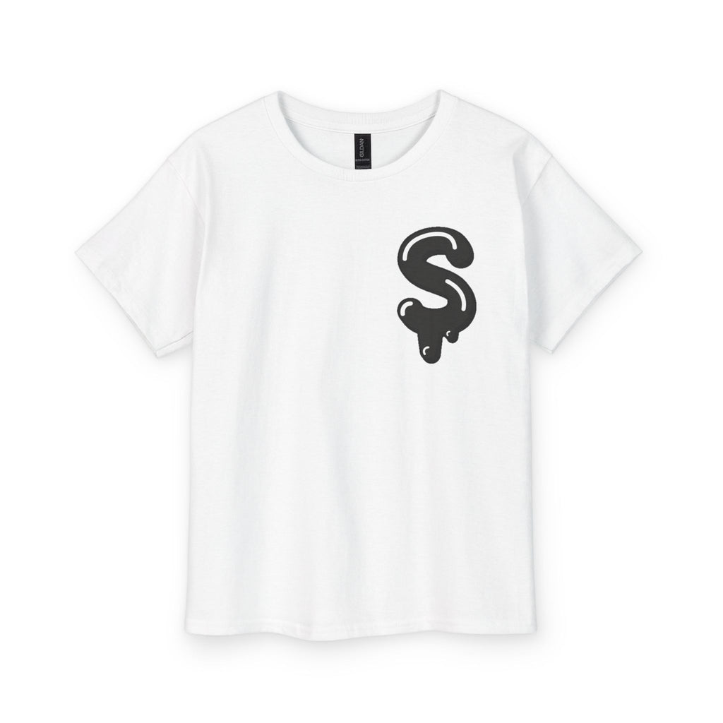 The Slime Shop Youth Tee — Navy / Black Slime Sircle