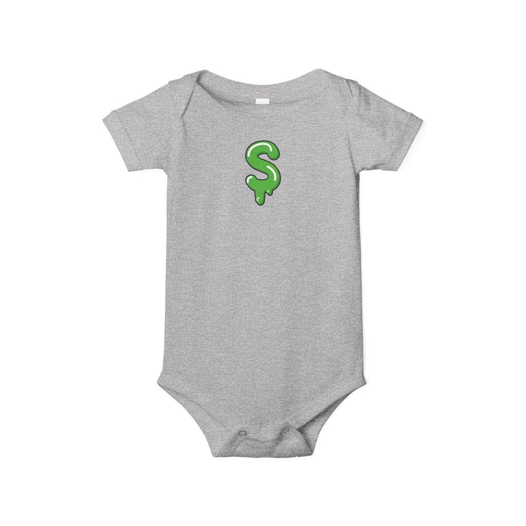 The Slime Shop Infant Bodysuit — Royal Blue / Green Slime Sircle
